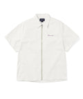 THISISNEVERTHAT THISISNEVERTHAT Washed Denim Zip Shirt Off White