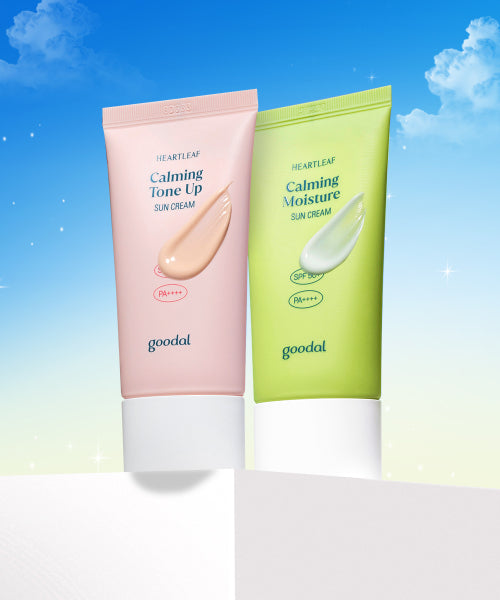 goodal goodal Houttuynia Cordata Tone-Up Sun Cream SPF 50/PA+++ 50ml + Moisture Sunscreen 50ml