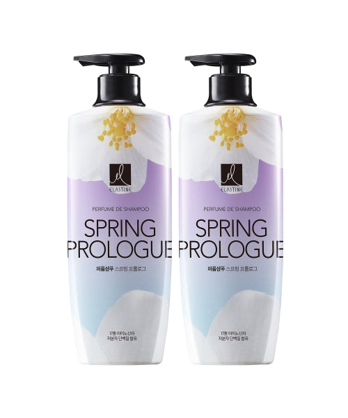 ELASTINE Spring Prologue Perfume Shampoo 600ml x 2pack