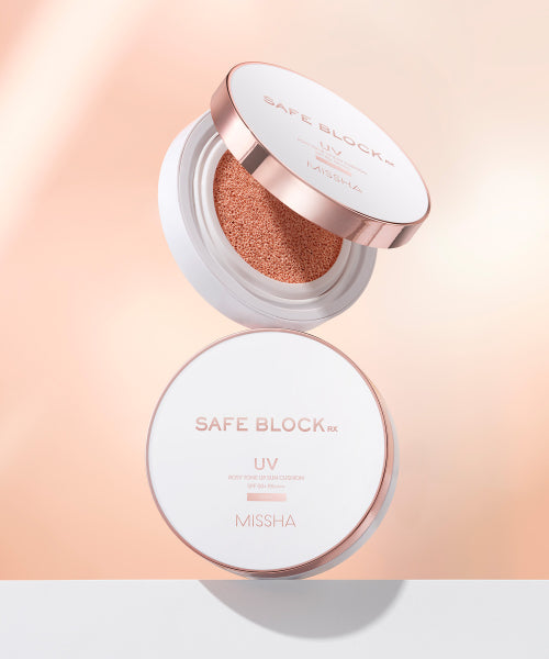 MISSHA MISSHA Safe Block RX Rosy Tone Up Sun Cushion SPF 50+