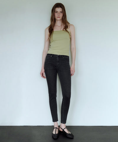MUSINSA STANDARD WOMAN Women's Skinny Denim Pants Black