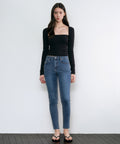 MUSINSA STANDARD WOMAN MUSINSA STANDARD WOMAN Women's Skinny Denim Pants [Medium Indigo]