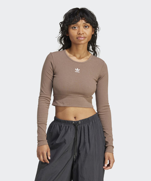 ADIDAS ADIDAS T-Shirt Long Sleeve - Brown