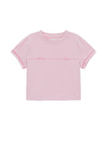 MATIN KIM MATIN KIM T-Shirt Crop Top in Pink
