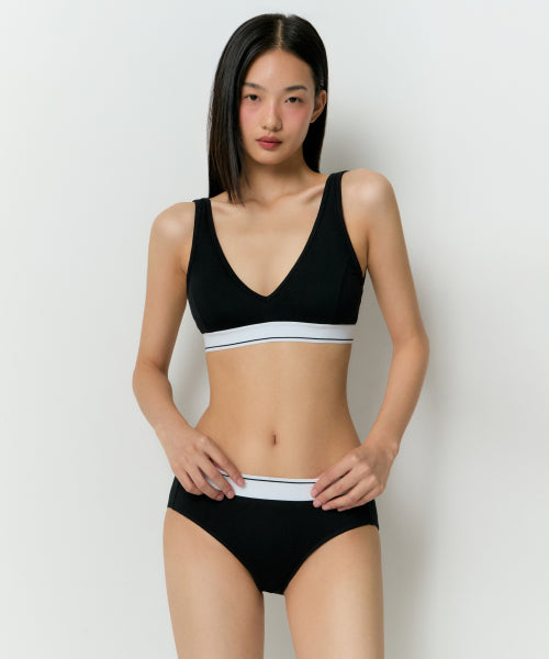 MUSINSA STANDARD WOMAN MUSINSA STANDARD WOMAN Women's Cotton Bralette [Black]