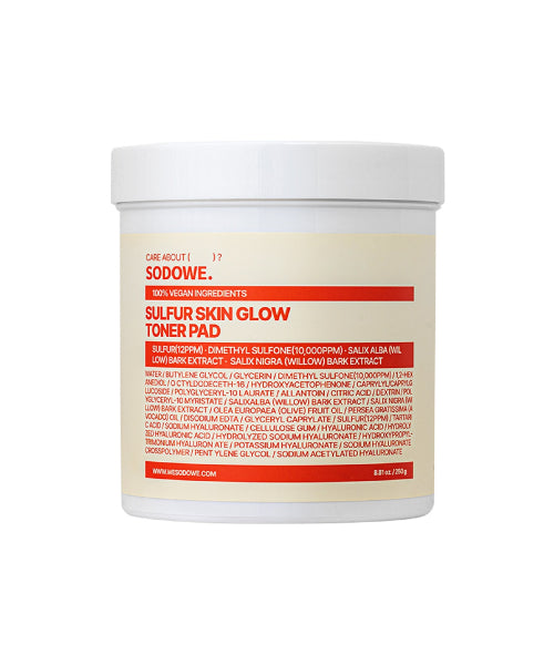 SODOWE Oil pulling sulfur complexion pad (60 sheets) x 1