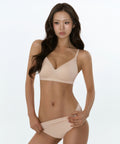 MUSINSA STANDARD WOMAN MUSINSA STANDARD WOMAN Women's Seamless Light Volume Bra [Light Beige]