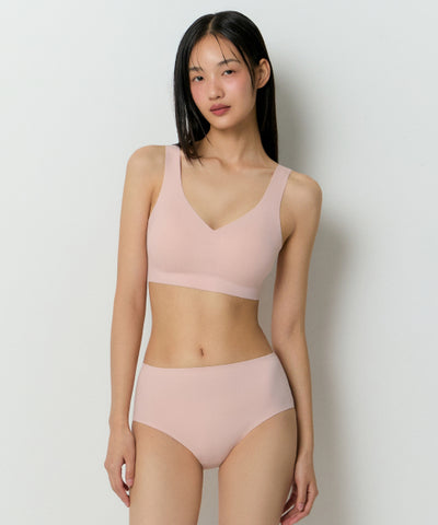 MUSINSA STANDARD WOMAN Women's Comfort Seamless Bra (Pink)