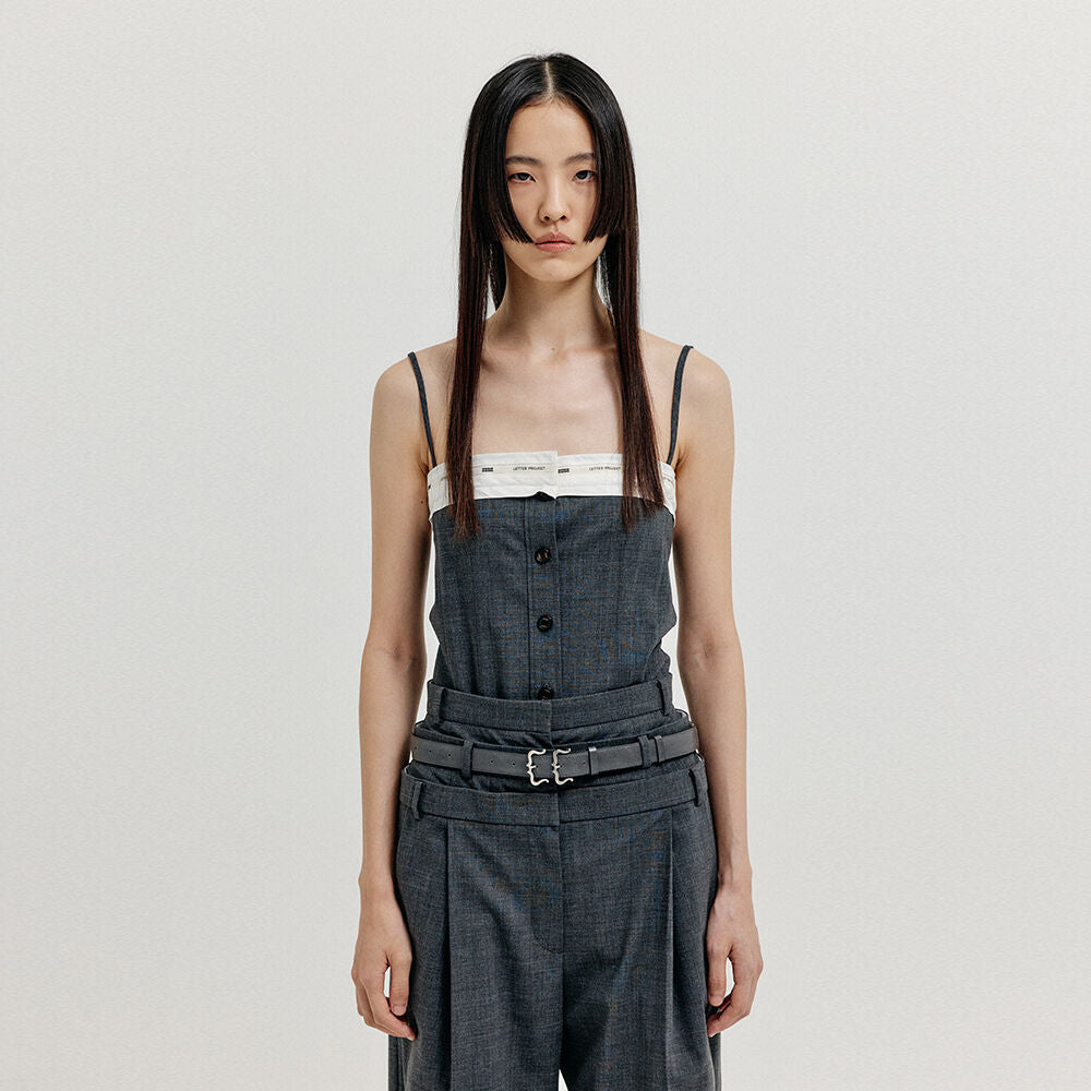 EENK EENK Shirt Sleeveless Buttoned Top
