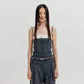 EENK EENK Shirt Sleeveless Buttoned Top