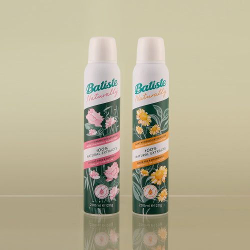 BATISTE Baptiste Naturally Dry Shampoo 200ml 2-piece set (Bamboo/Green Tea)