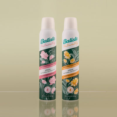 Baptiste Naturally Dry Shampoo 200ml 2-piece set (Bamboo/Green Tea)