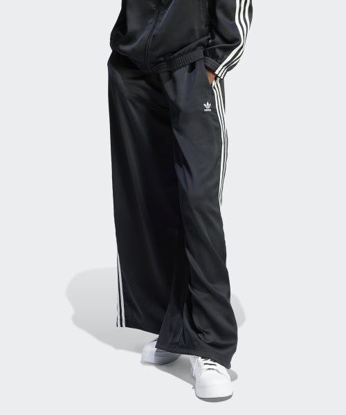 ADIDAS ADIDAS Satin Wide Leg Track Pants - Size