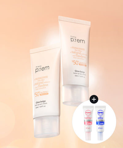 MAKEPREM Glow Beige Tone-Up Sun Cream SPF 50+