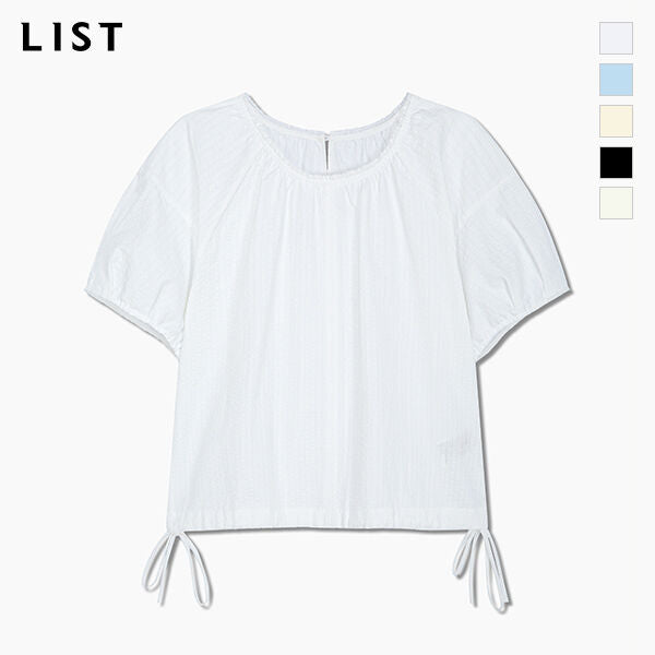 LIST Striped string blouse_TWWBLQ62140