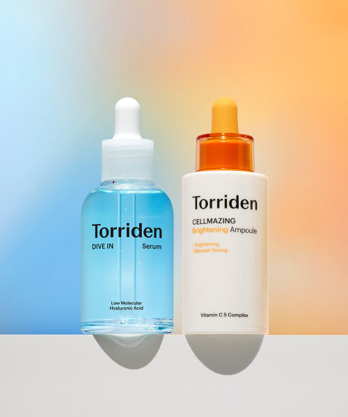 Torriden Torriden Dive-in Low Molecular Weight Hyaluronic Acid Serum & Cellmaging Vita C Radiance Ampoule Set