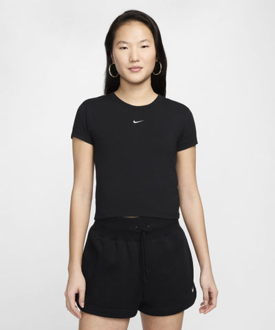 NIKE T-Shirt Women - Black:White