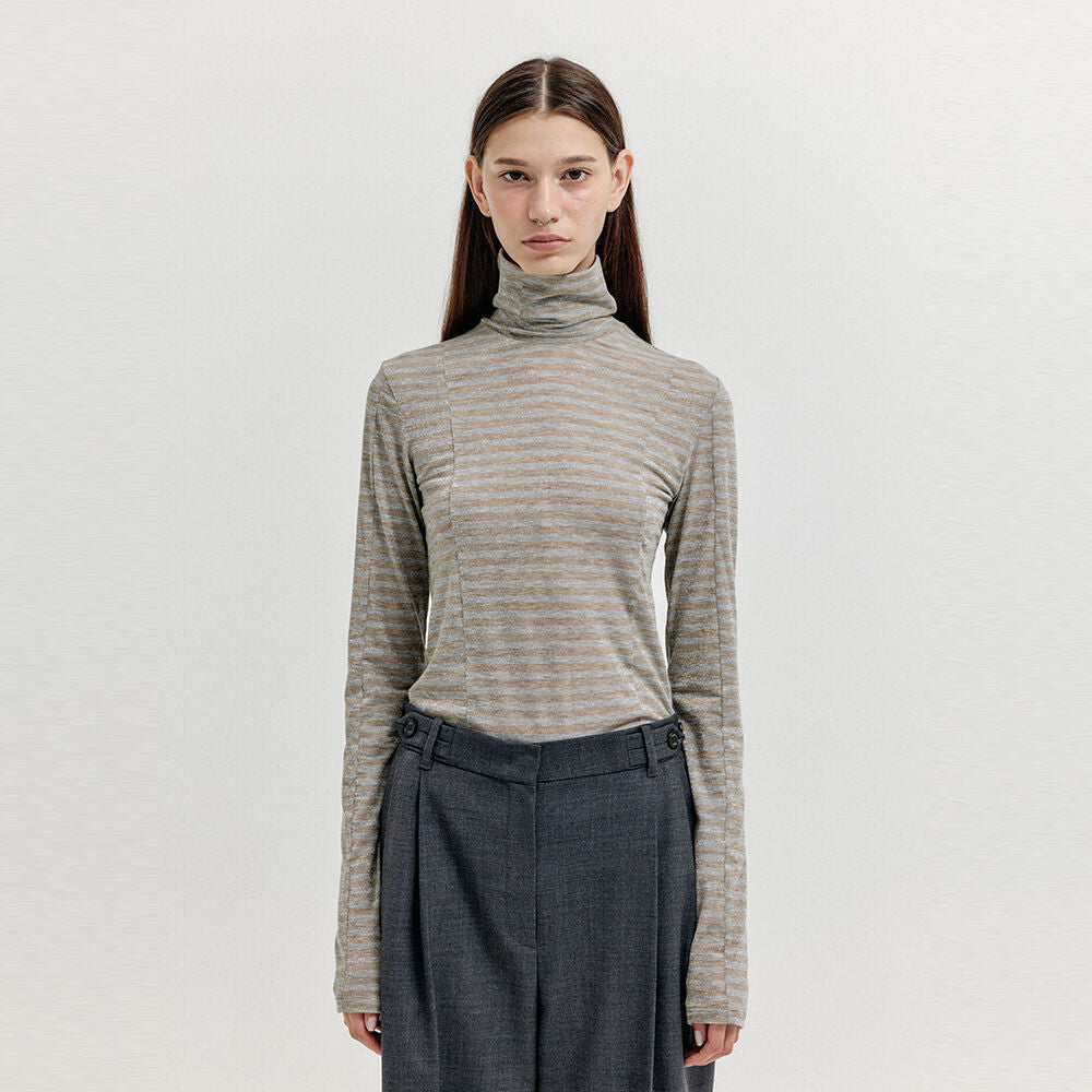 EENK EENK T-Shirt Gold/Silver Stripe