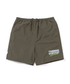 THISISNEVERTHAT THISISNEVERTHAT Big Logo Nylon Shorts Brown