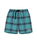THISISNEVERTHAT THISISNEVERTHAT Belted Check Short Green