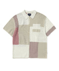 THISISNEVERTHAT THISISNEVERTHAT Block Crochet Knit S/S Shirt Ivory