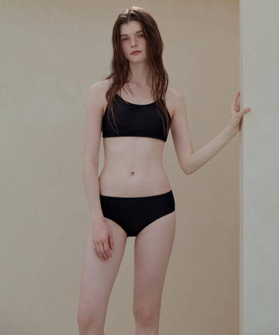MUSINSA STANDARD WOMAN Women's Back String Bikini Set Black