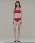 MUSINSA STANDARD WOMAN MUSINSA STANDARD WOMAN Women's Back String Bikini Set Red