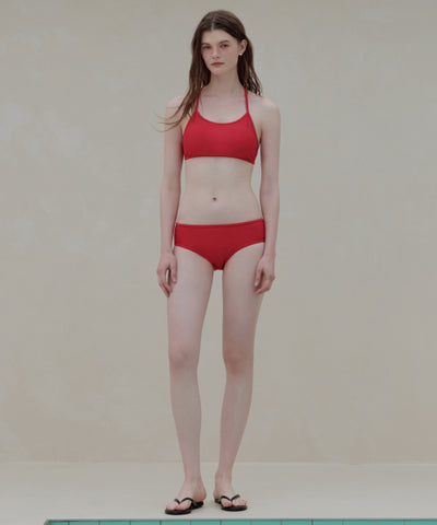 MUSINSA STANDARD WOMAN Women's Back String Bikini Set Red