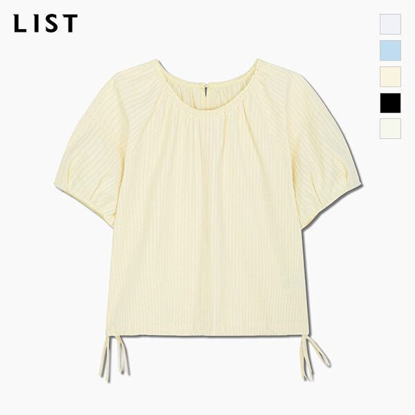 LIST Striped string blouse_TWWBLQ62140