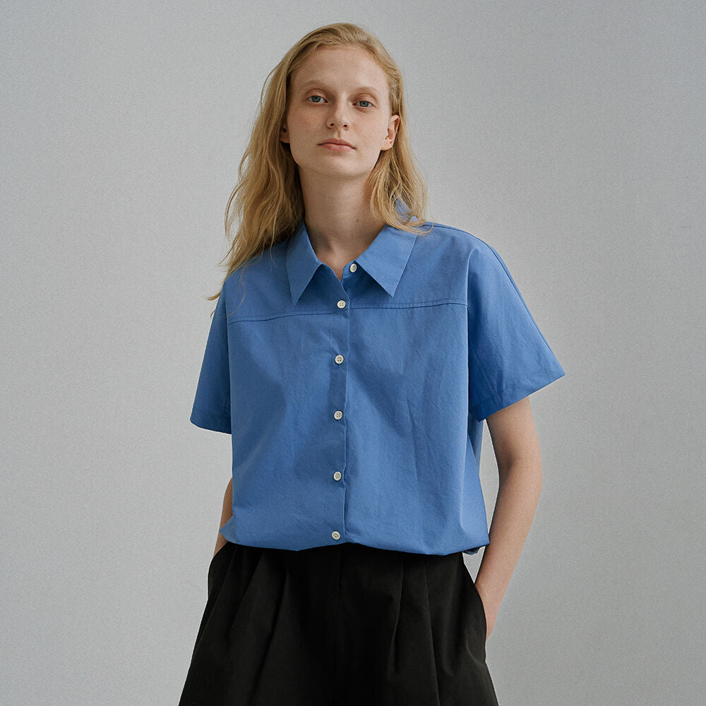 URAGO String cotton blouse_3colors