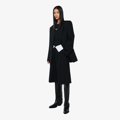 DOUBLE-BREASTED JACKET BLACK (F24JK1011BK)