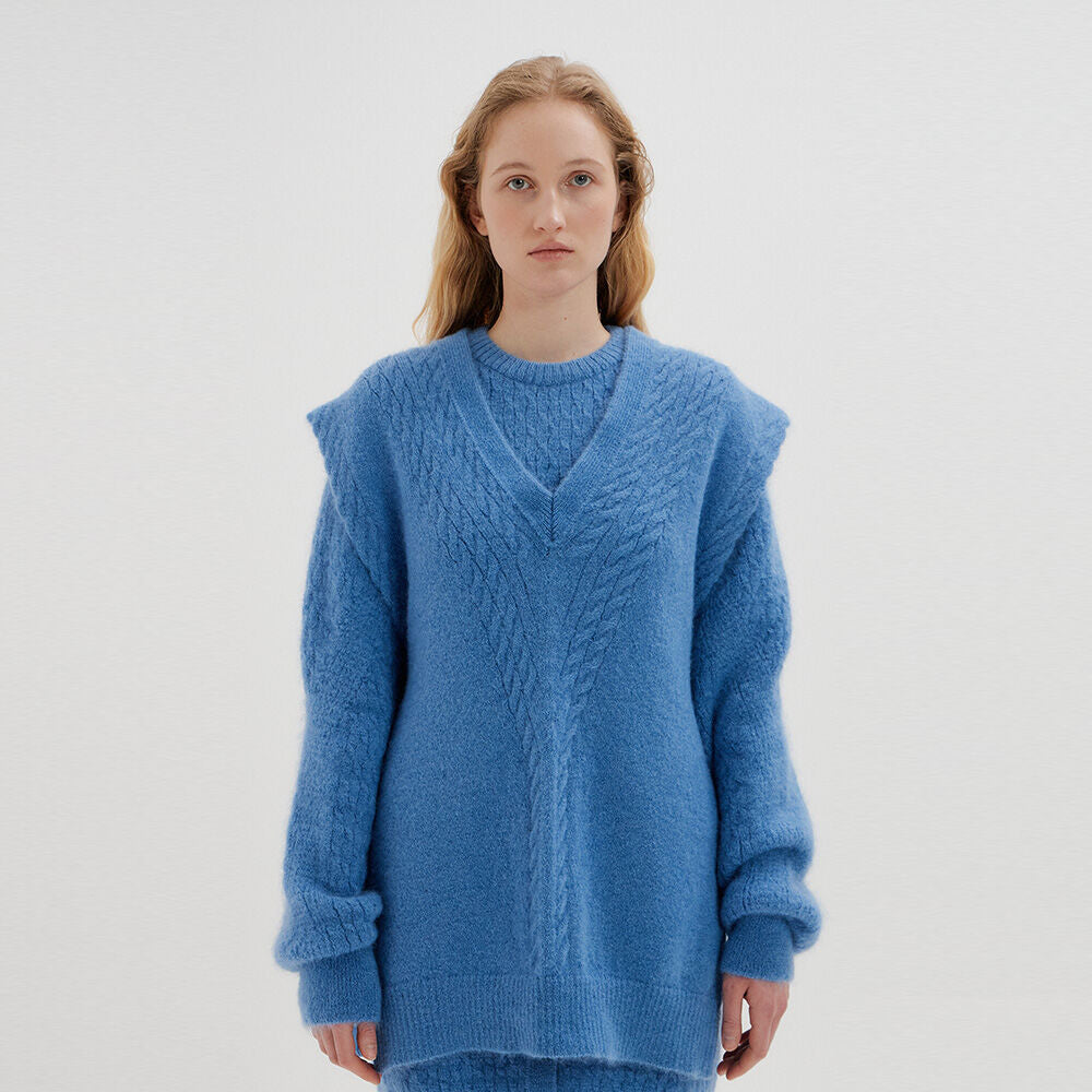 EENK EENK TIKI Transformable Knit Vest - Lavender