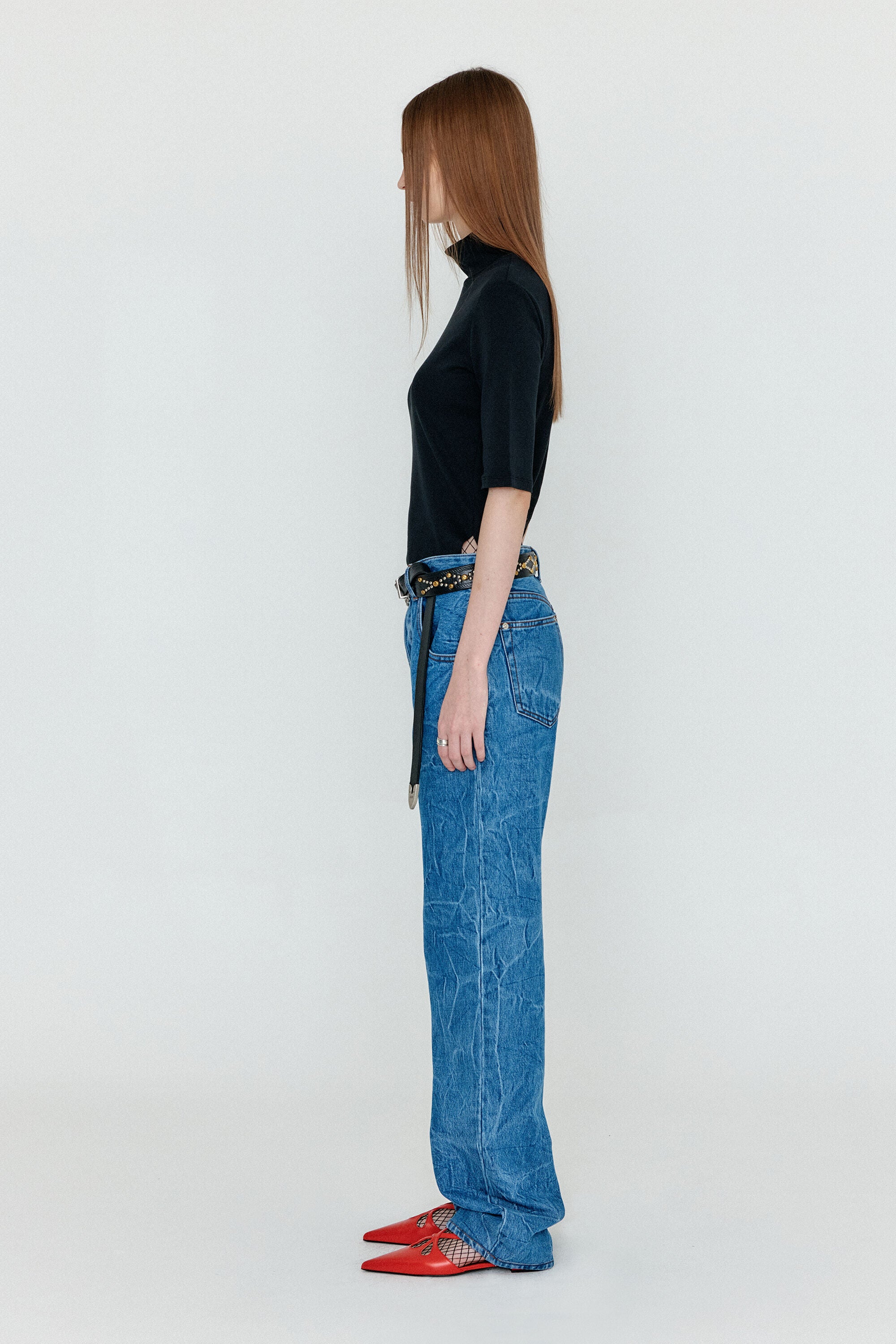 EENK WENIM Classic Denim Pants - Denim Blue