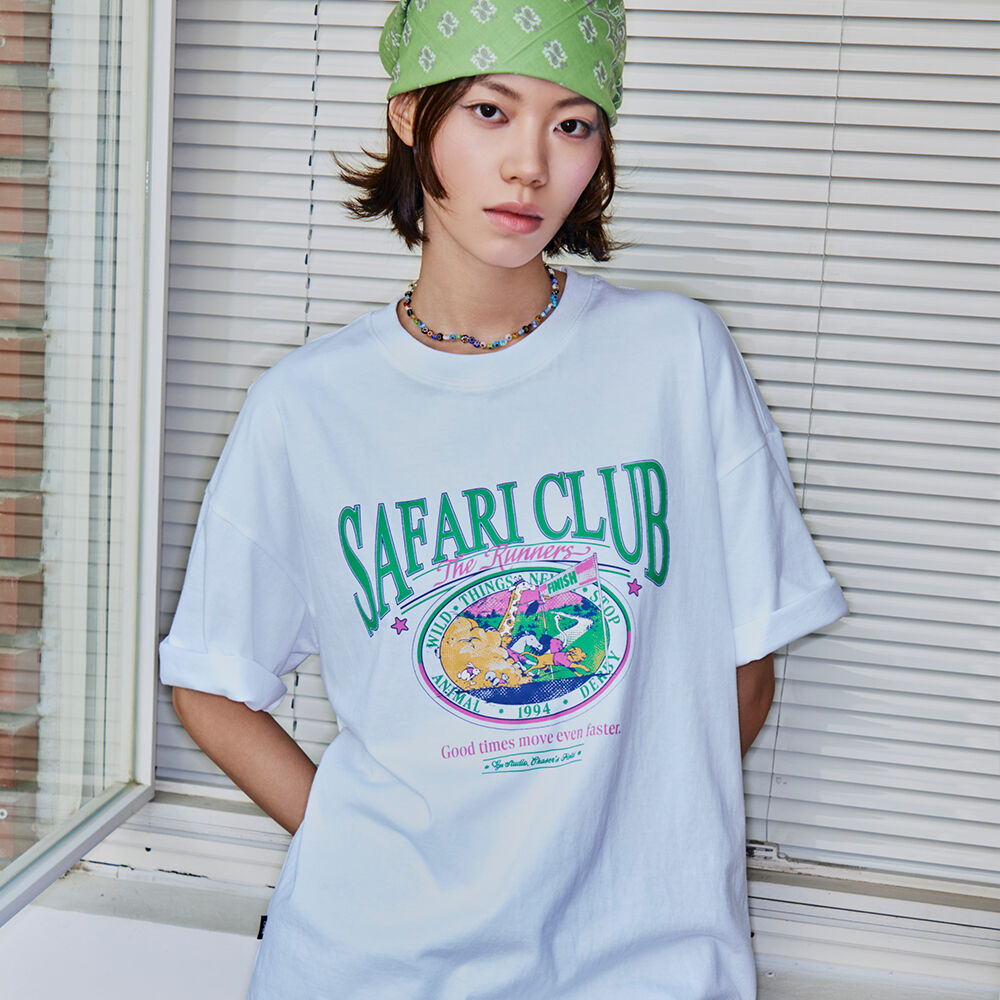 CPGN Safari Club Short Sleeve T-Shirt White