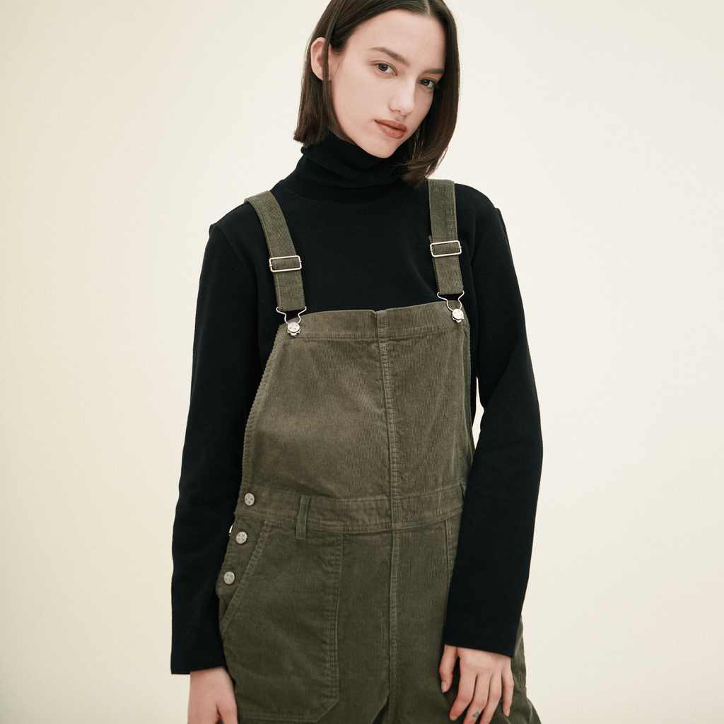 CHIQUITA CHIQUITA Work Overall Pants Khaki