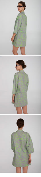 VATKA VATKA Dress Gray/Green