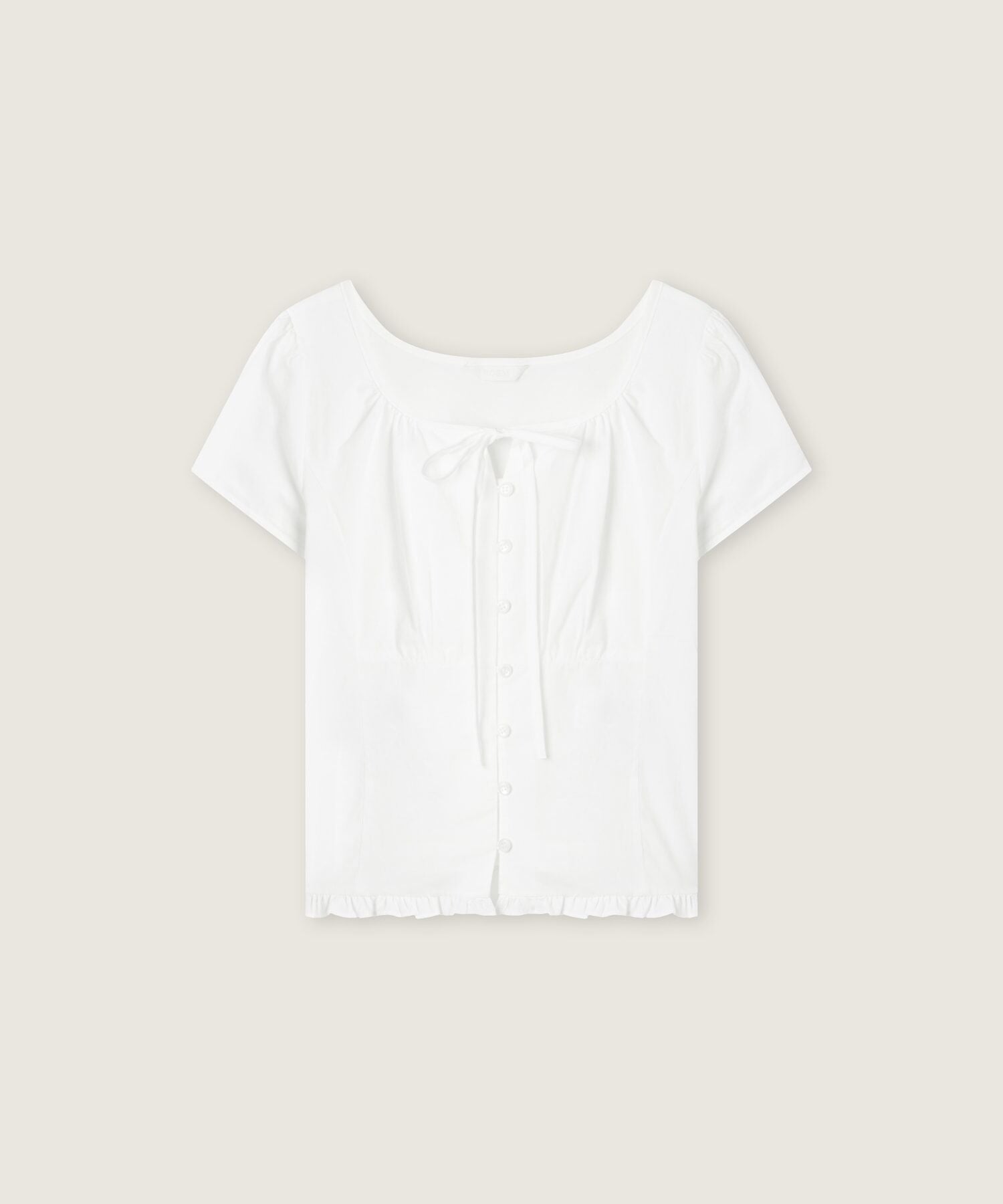 ROEM Hem frill blouse RMBLG37R13