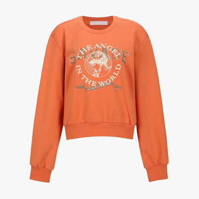 THE ANGEL PRINTING SWEATSHIRT ORANGE (W24TS11111OR)