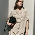 SHESMISS Open collar classic shirt_SWWSTP22700