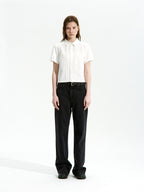 LOW CLASSIC BAMBOO LACE SHIRT_OFF WHITE_LC252BL03OW