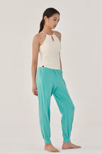 OZEZ OZTI4008 Keyhole Halter Neck Camisole - Ivory