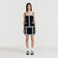 EENK EENK Contrast Mini Skirt - Navy