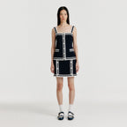 EENK EENK Contrast Mini Skirt - Navy
