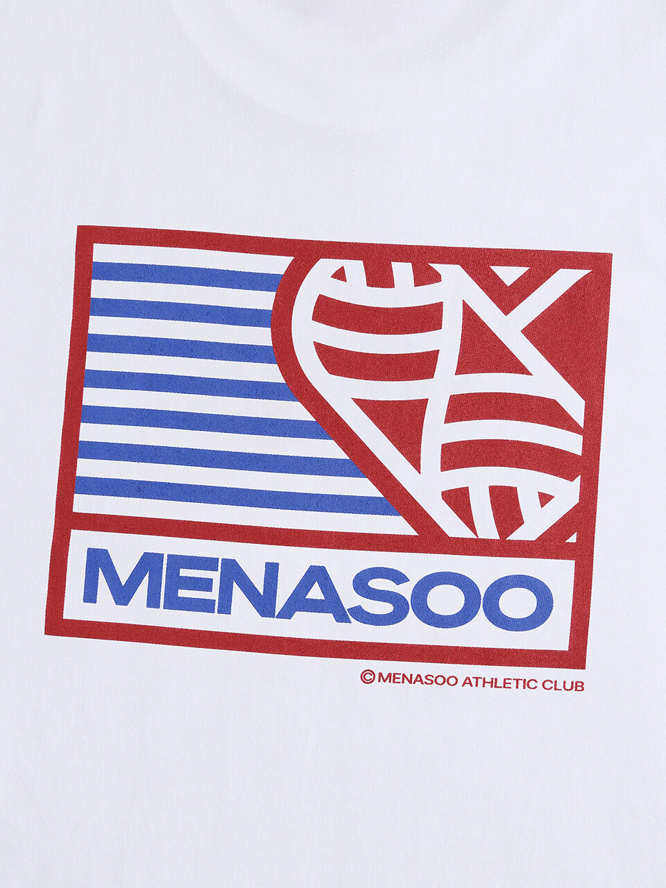 MENASOO Mns Hearttrack Graphic T Shirt_White