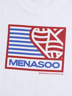 MENASOO Mns Hearttrack Graphic T Shirt_White
