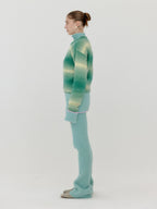 EENK EENK VASSILA Gradation Striped Pullover - Green