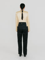 EENK ZROEL Flower Cropped Jacket - Yellow