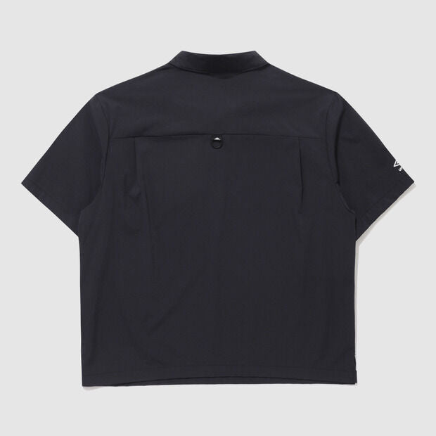 UMBRO Chillout Cooling Short Sleeve Collar T-Shirt Black (UQ223CWT61)