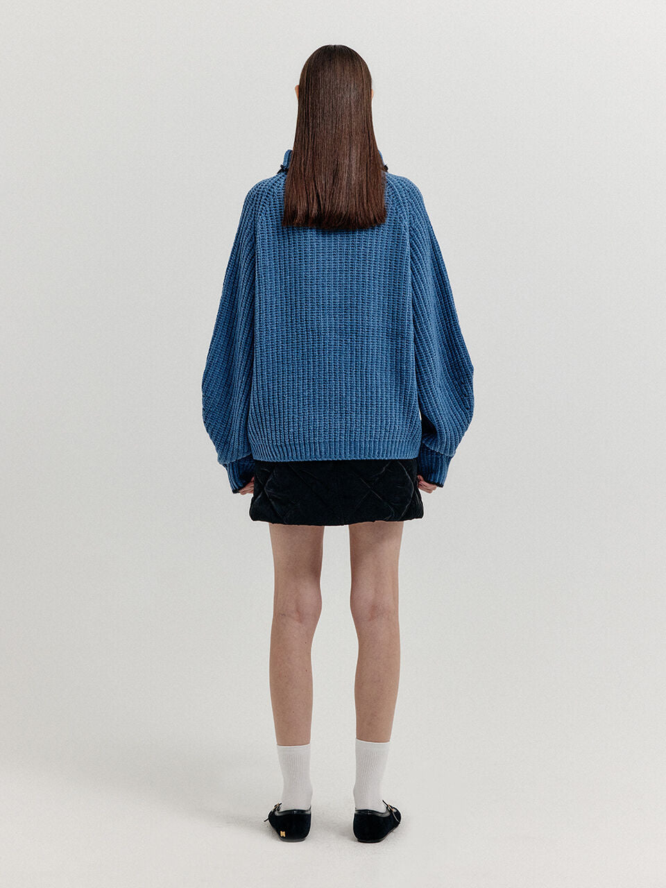EENK EENK XTO Zipped Knit Cardigan - Navy