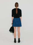 EENK ZIGGIE Short Sleeve Knit Top - Black